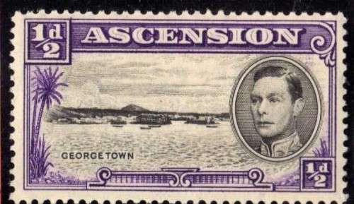 ASCENSION 1938 DEFIN 1/2d PERF 13,5 LMM(*).  SG 38. CAT 4,50 POUNDS.