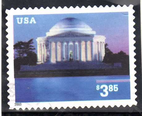 UNITED STATES OF AMERICA - USA 2002 SELF ADHESIVE $3,85 VFU. SG 4163. CAT 8,25 POUNDS.