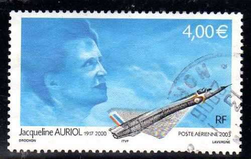 FRANCE 2003 "AIR - 3RD DEATH ANNIV OF J. AURIOL". SG 3912 VFU. CAT 8 POUNDS.