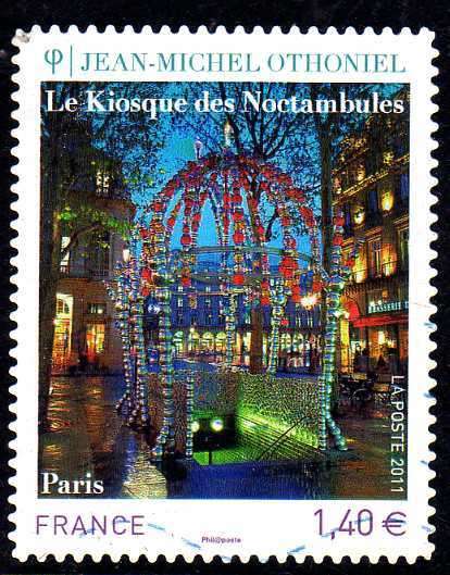 FRANCE 2011 "ART J.M. OTHONIEL". SG 4916 VFU. CAT 5 POUNDS.
