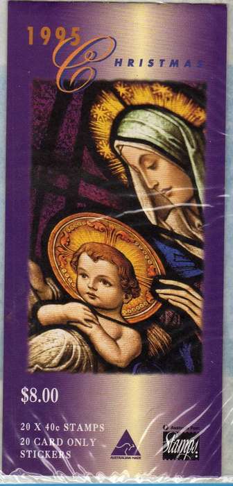 AUSTRALIA 1/11/1995 CHRISTMAS BOOKLET. SG SB 92. CAT 8,50 POUNDS.