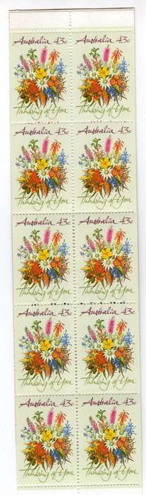 AUSTRALIA 7/2/1990 $4.30 BOOKLET SG SB69. CAT 6,50 POUNDS.