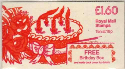 GREAT BRITAIN 1983 BIRTHDAY BOX BOOKLET UMM. SG FS1.