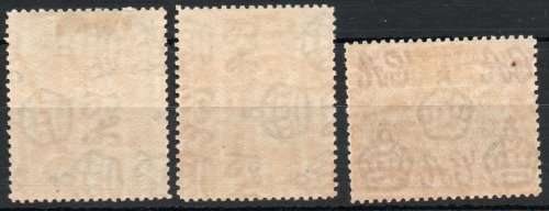 Jamaica 1932 pictorial set of 3 mounted mint. SG 111-113. Cat £70. (2018)