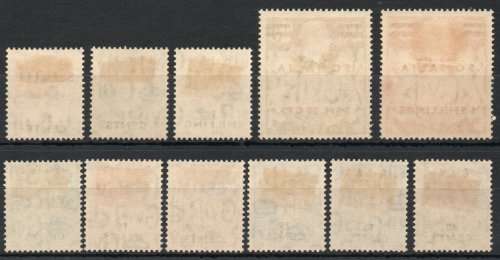 Somalia 1950 GB stamps ovpt "B.A. SOMALIA" set of 11 mounted mint. SG S21-S31. Cat £35. (2018)