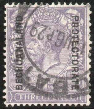 Bechuanaland 1925 KGV defin 3d violet fine used. SACC 89. Cat R550. (2019/20)