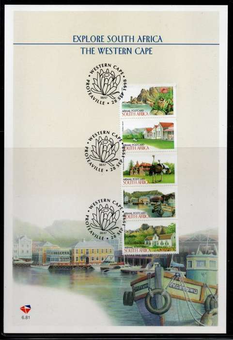 South Africa 1998 Explore South Africa KZN and Western Cape FD Cards 6.81 & 6.90. Cat R170 (2023-25)