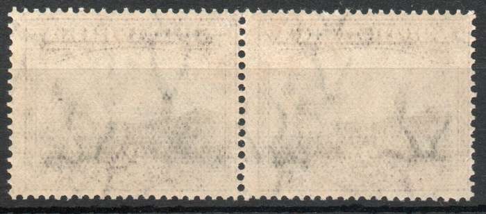 South Africa 1927 London Pictorial 2d pair lightly mounted mint. SACC 33. Cat R300 (2023-25)