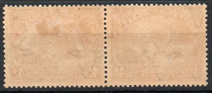 South Africa 1927 London Pictorial 4d pair lightly mounted mint. SACC 35. Cat R600 (2023-25)