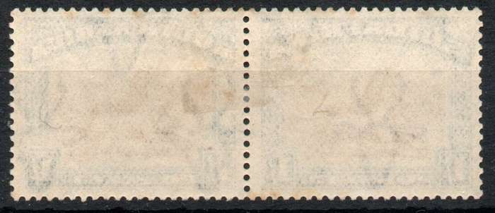 South Africa 1927 London Pictorial 1/- pair lightly mounted mint. SACC 36. Cat R700 (2023-25)