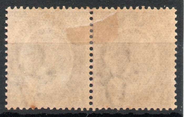 South Africa 1913 KGV 1/3d violet horizontal pair mounted mint. SACC 12. Cat R240. (2023-25)