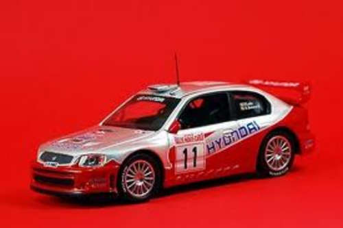 Hyundai Accent WRC die cast model