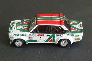 Fiat 131 Abarth Rally die cast model