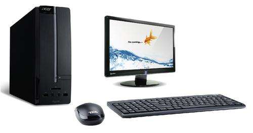 Acer Aspier XC Desktop PC + 18.5'' Topview LED Monitor
