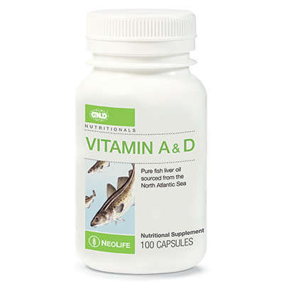 GNLD Vitamin A & D (100 capsules)