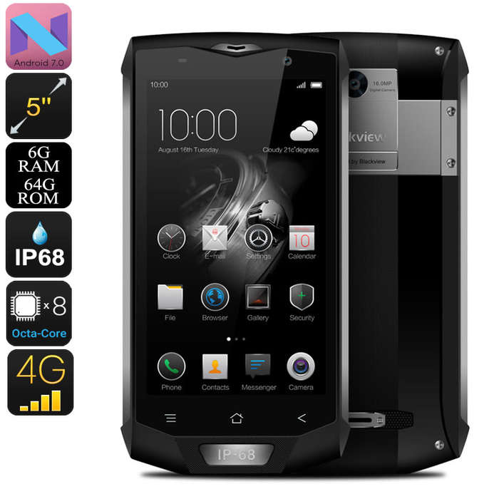 Blackview BV8000 Pro Android Phone -GREY