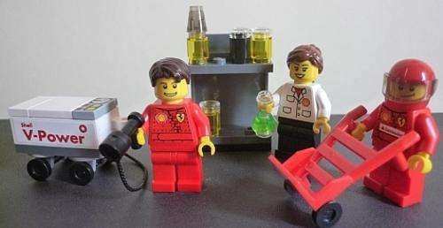 SHELL FERRARI COLLECTION: Shell F1 Team - LEGO (Ferrari Polybag)