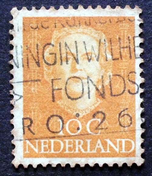 Stamp Netherlands 1949 Queen Juliana used
