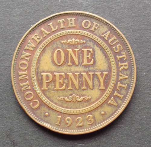 Australia Penny 1923 Fine