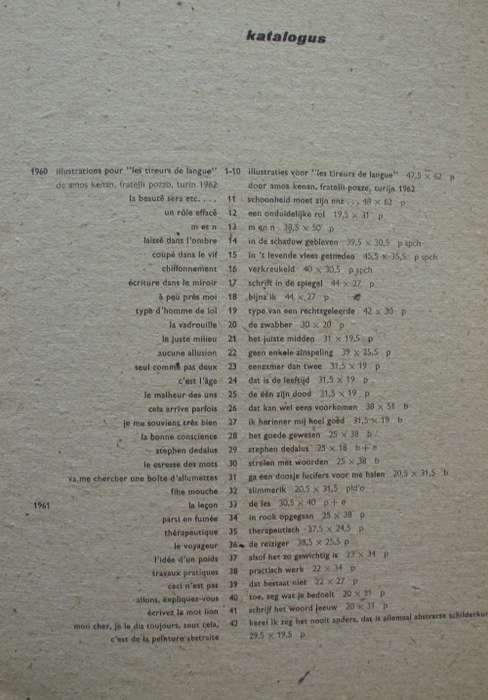 Book - Art Exhibition - Pierre Alechinsky - 1963