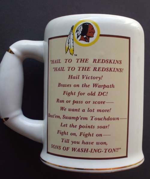Beer Mug Redskins unused