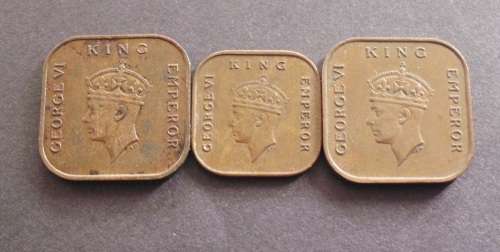 Coin - UK Malaya - 1940 x 3 -  Ef