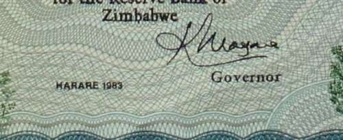 Banknote - Zimbabwe 10+20 dollar unc