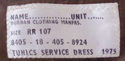 SADF Dress Tunic Jacket size 107