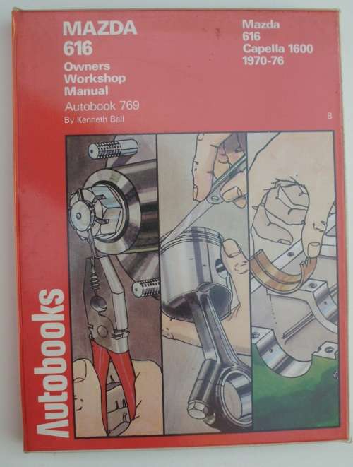 Book - Car Manual Mazda 616, Capella 1970-76