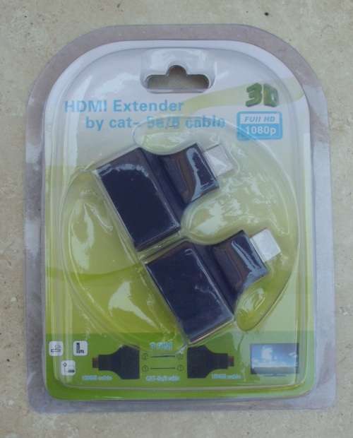 HDMI Extender-  Double Cat 5 - up to 30m[min order 5 units]