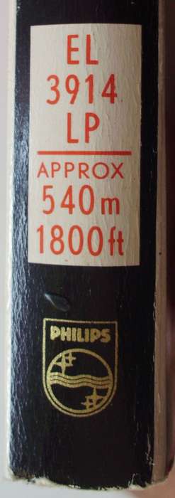 Magnetic Tape - Phillips - Sound Recording - Vintage - unused