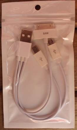 Cable usb to samsung, micro usb and mini usb.