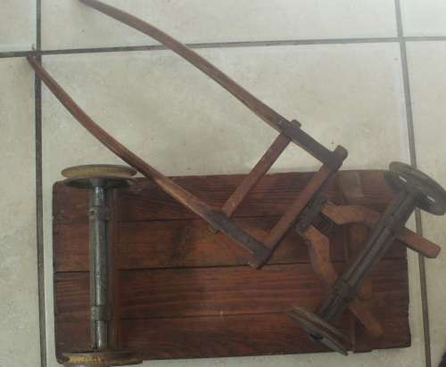 Wooden Wagon - Vintage - Solid Wood