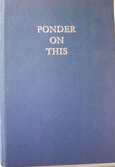 Book - Ponder On This - Tibetan - Undated - Signed