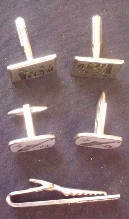 Cufflinks Sets + Tie Clip - Musical