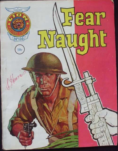 Comic Book - Lion Picture Library 130 - Vintage