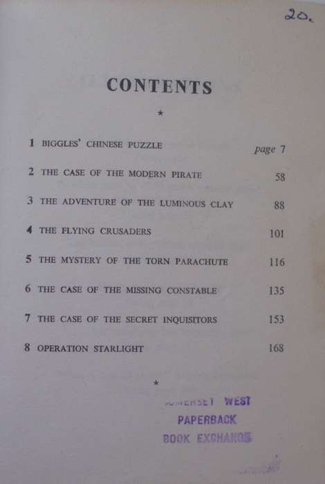 Book - Biggles Chinese Puzzle - Capt. W.E.Johns - 1955 - 1st ed