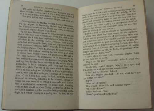 Book - Biggles Chinese Puzzle - Capt. W.E.Johns - 1955 - 1st ed