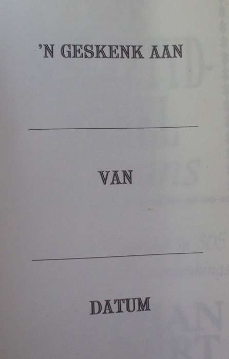 Bible/Book - Die Stiltetyd Vir Mans - Stephan Joubert - 1996