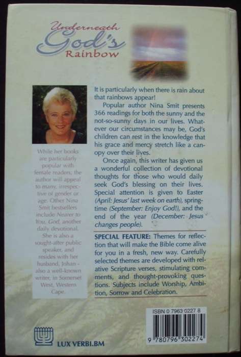 Bible/Book - Underneath God`s Rainbow - Nina Smit - 2004 - A