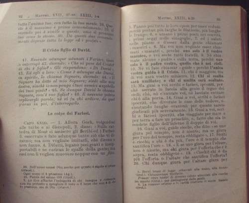 Bible - The Gospel Of The Apostles - Il Vangelo - 1924 - Italy