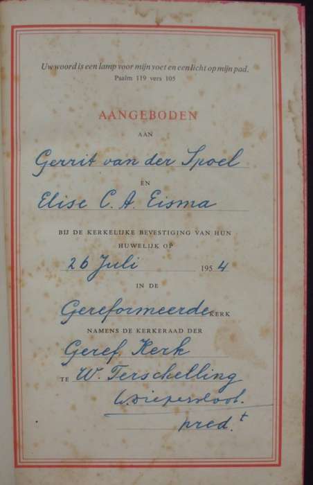 Bible - Bijbel - Nuwe Vertaling - 1953