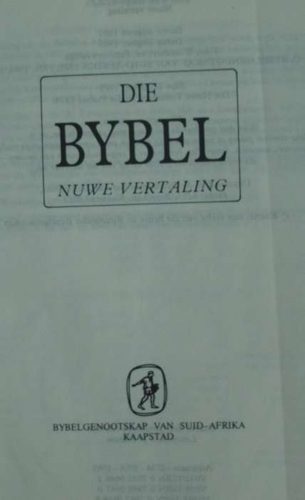 Bible - Die Bybel - 1985 - Pocket