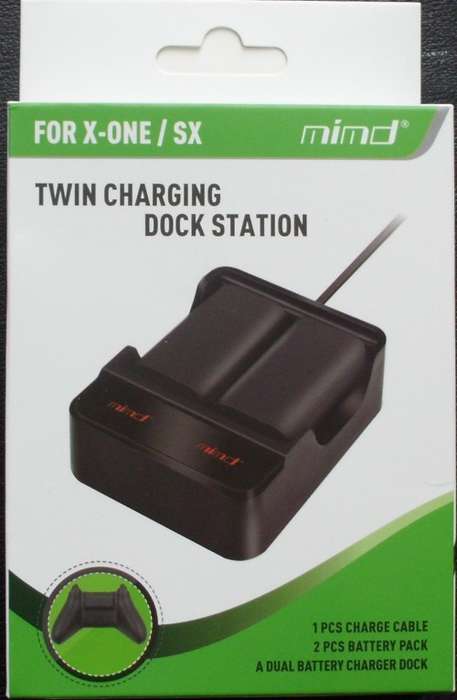 Xbox One Docking Station - Dual + 2 Batteries + Cable