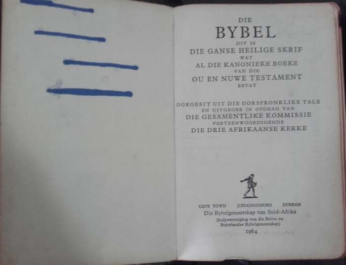 Bible - Die Bybel - Pocket - 1933/1964 - Leather