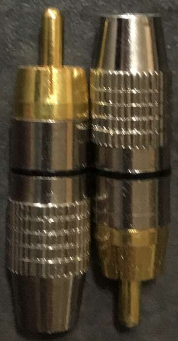 RCA Connectors - Metal x 17