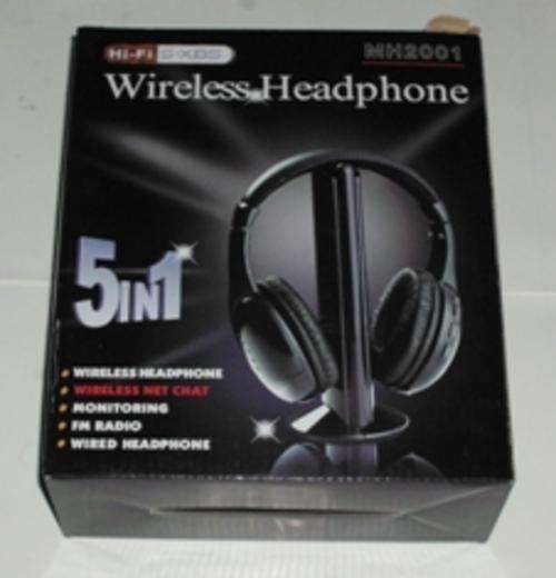wireless headphone 5 in 1!