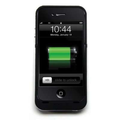 BLACK Milkbox External Battery 2000mAh Charger Case for iPhone 4 4S - AVAILABLE NOW!