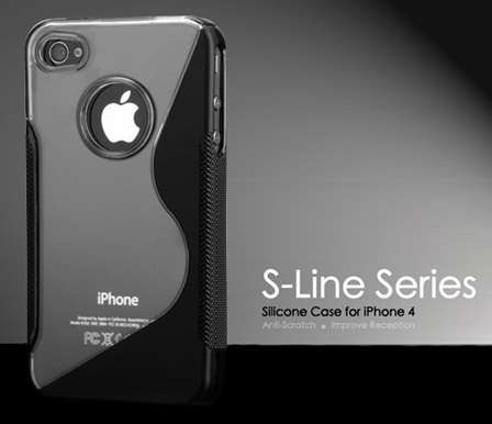 TPU S-Line Case for iPhone 4