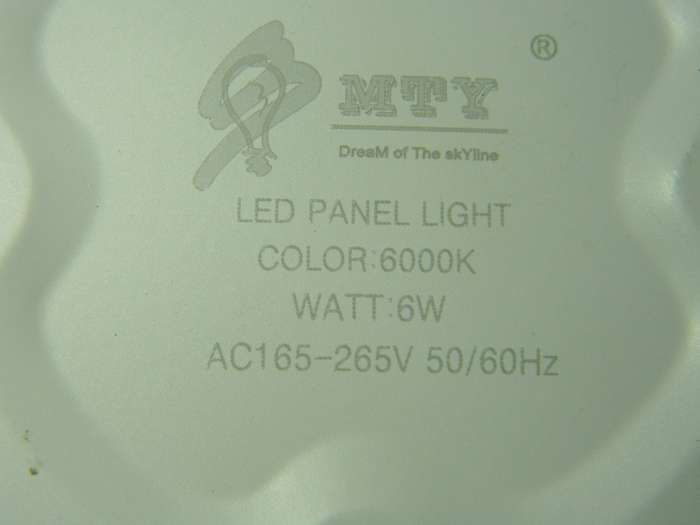6W led Ceiling Light Panel Recessed (94 mm) Downlight bid per light 118 mm outside diameter